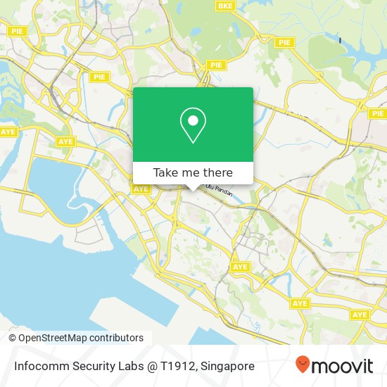 Infocomm Security Labs @ T1912 map