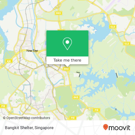 Bangkit Shelter map