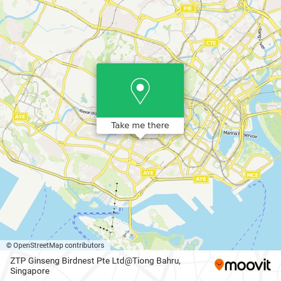 ZTP Ginseng Birdnest Pte Ltd@Tiong Bahru map