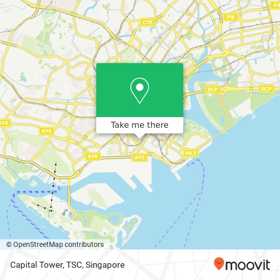 Capital Tower, TSC map
