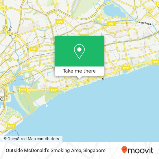 Outside McDonald's Smoking Area地图