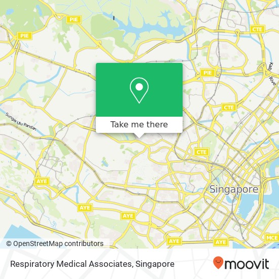 Respiratory Medical Associates map