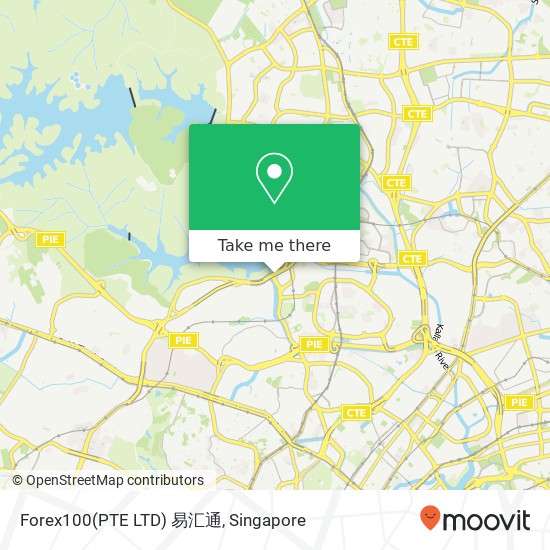 Forex100(PTE LTD) 易汇通 map