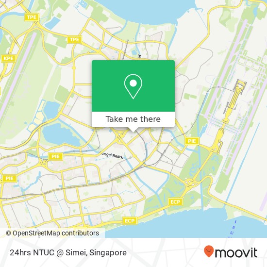 24hrs NTUC @ Simei map