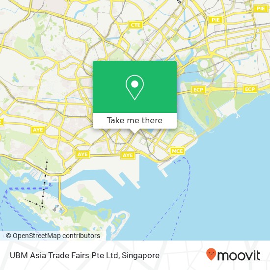 UBM Asia Trade Fairs Pte Ltd map