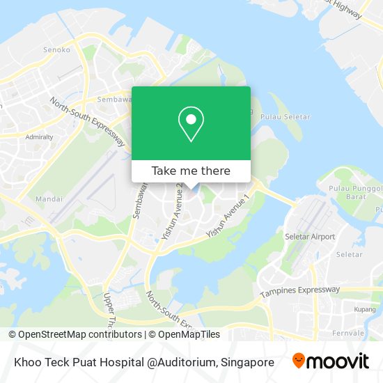 Khoo Teck Puat Hospital @Auditorium地图