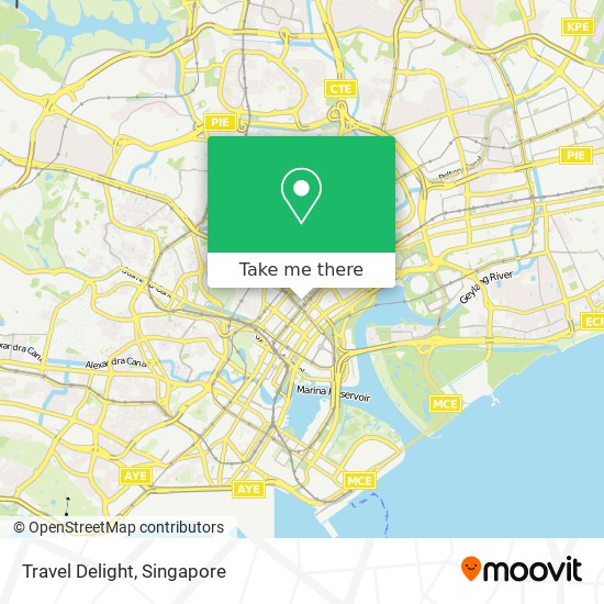 Travel Delight map