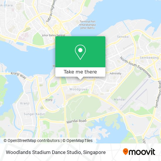 Woodlands Stadium Dance Studio地图