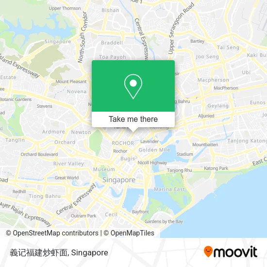 義记福建炒虾面 map