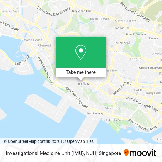 Investigational Medicine Unit (IMU), NUH map