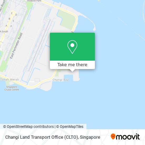 Changi Land Transport Office (CLTO) map