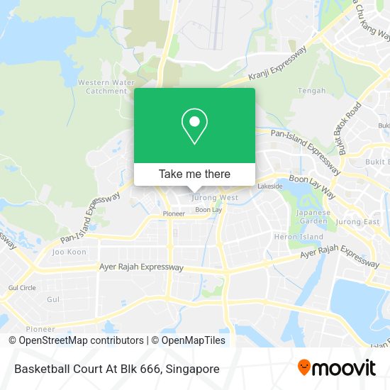 Basketball Court At Blk 666 map