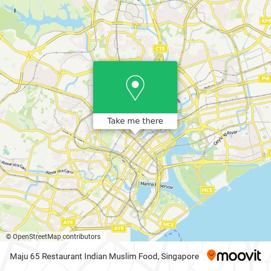 Maju 65 Restaurant Indian Muslim Food map