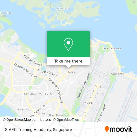 SIAEC Training Academy map