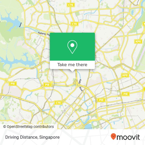 Driving Distance map