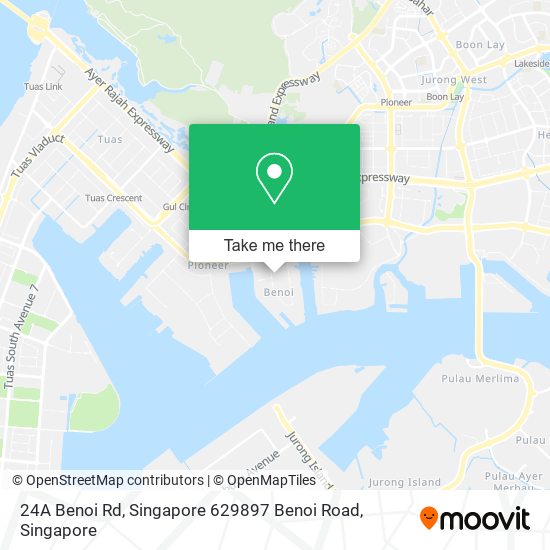 24A Benoi Rd, Singapore 629897 Benoi Road地图