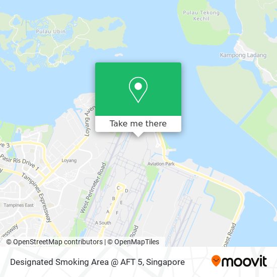 Designated Smoking Area @ AFT 5 map