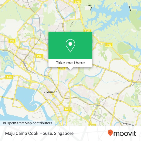 Maju Camp Cook House map