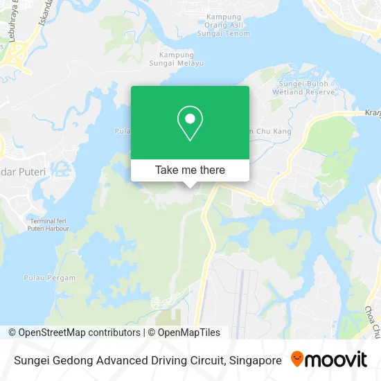 Sungei Gedong Advanced Driving Circuit地图