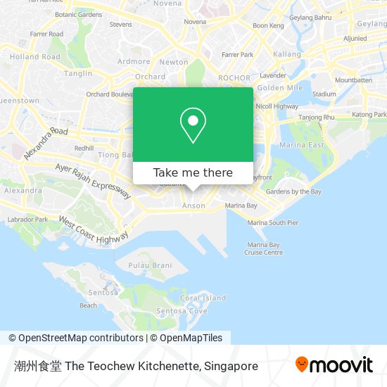 潮州食堂 The Teochew Kitchenette map