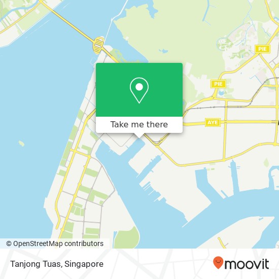 Tanjong Tuas map