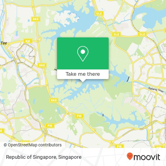 Republic of Singapore地图