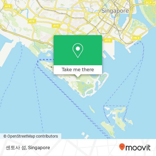 센토사 섬地图