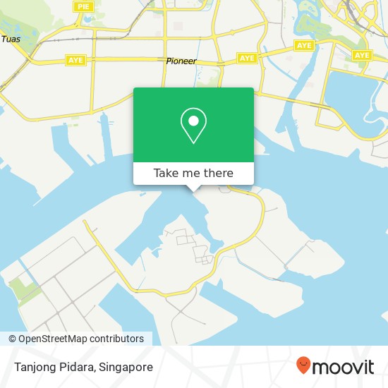 Tanjong Pidara map