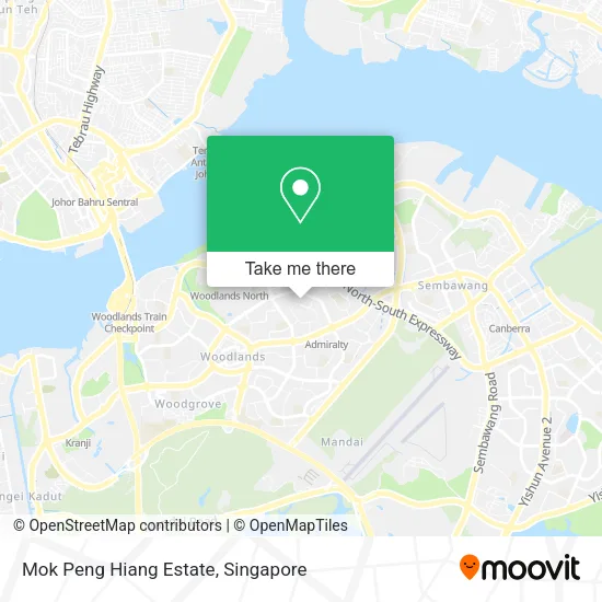 Mok Peng Hiang Estate map