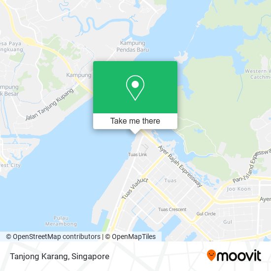 Tanjong Karang map