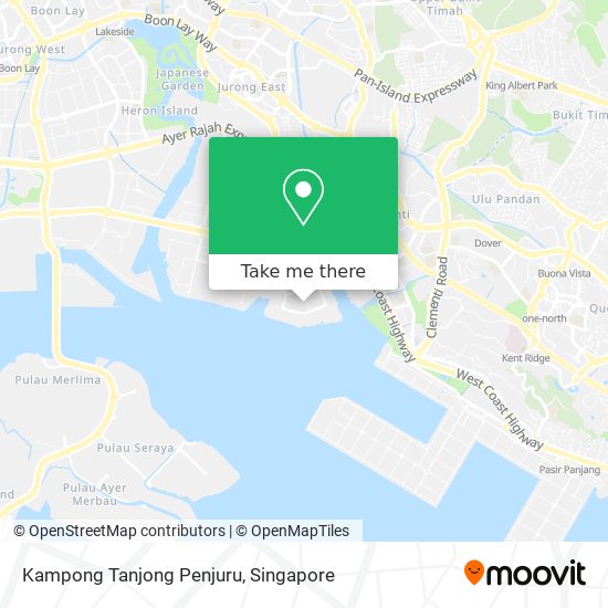 Kampong Tanjong Penjuru map