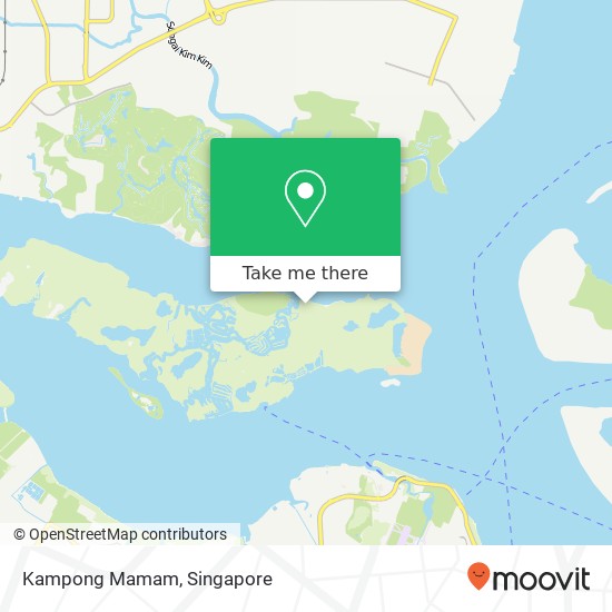 Kampong Mamam map