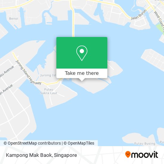 Kampong Mak Baok map