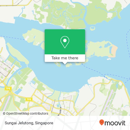 Sungai Jelutong map