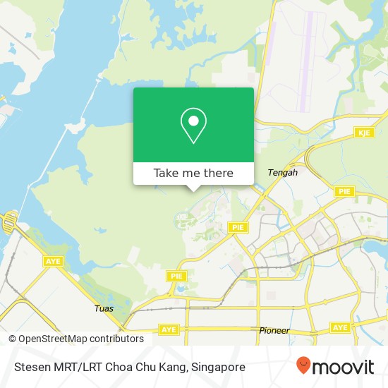 Stesen MRT/LRT Choa Chu Kang map