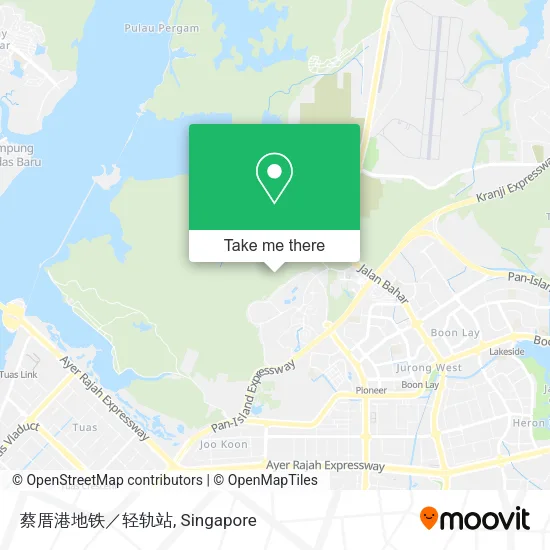 蔡厝港地铁／轻轨站地图