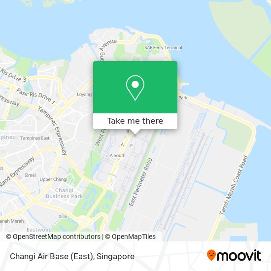 Changi Air Base (East) map