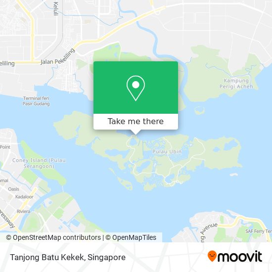 Tanjong Batu Kekek map