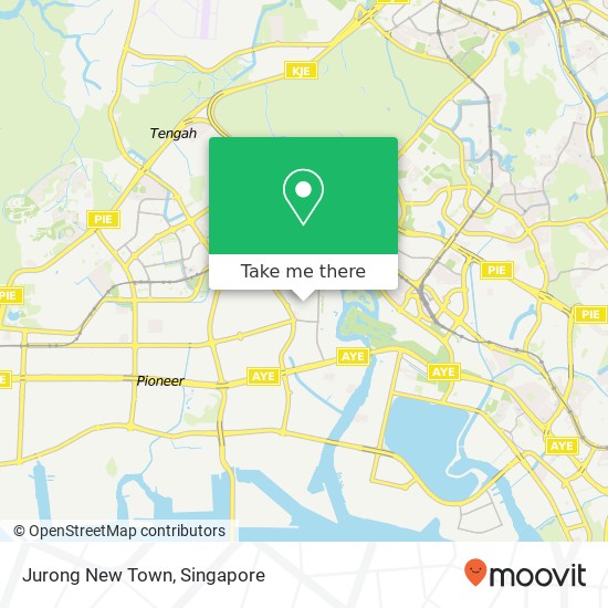 Jurong New Town map