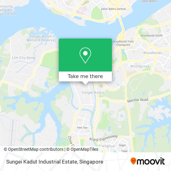 Sungei Kadut Industrial Estate地图