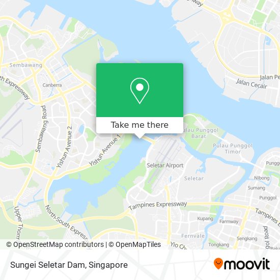 Sungei Seletar Dam map
