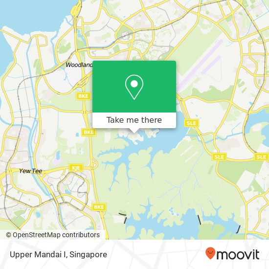 Upper Mandai I map