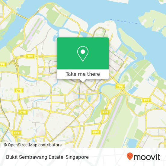 Bukit Sembawang Estate map