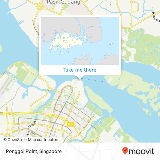 Ponggol Point map