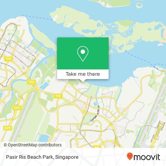 Pasir Ris Beach Park map