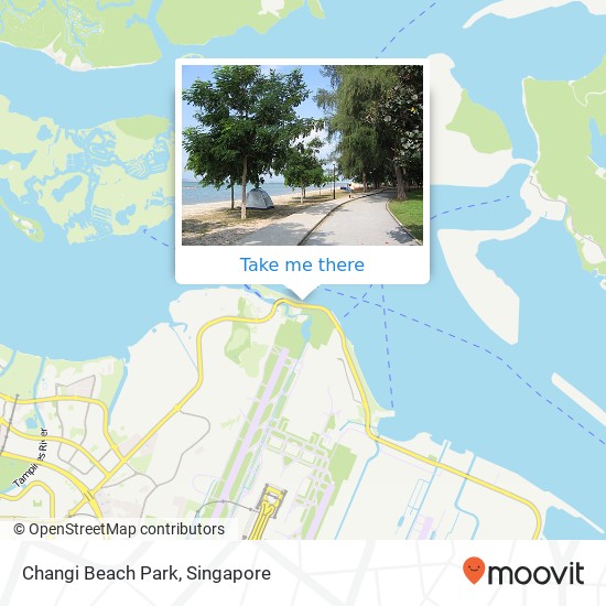 Changi Beach Park map