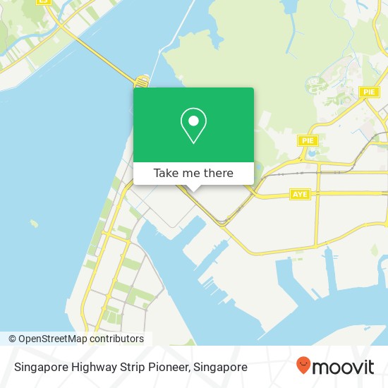 Singapore Highway Strip Pioneer map