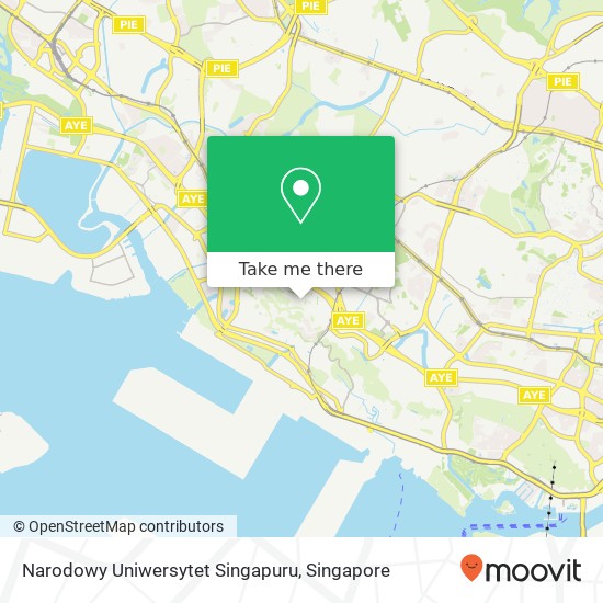 Narodowy Uniwersytet Singapuru map