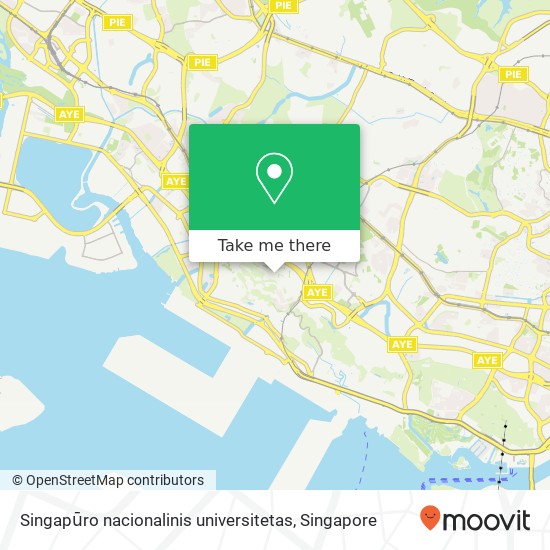 Singapūro nacionalinis universitetas map
