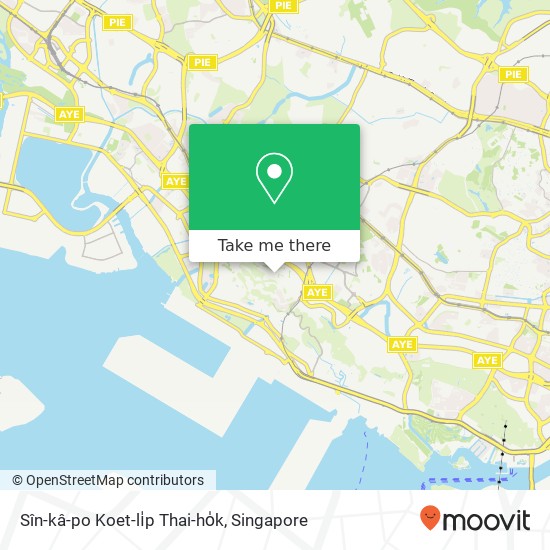 Sîn-kâ-po Koet-li̍p Thai-ho̍k map